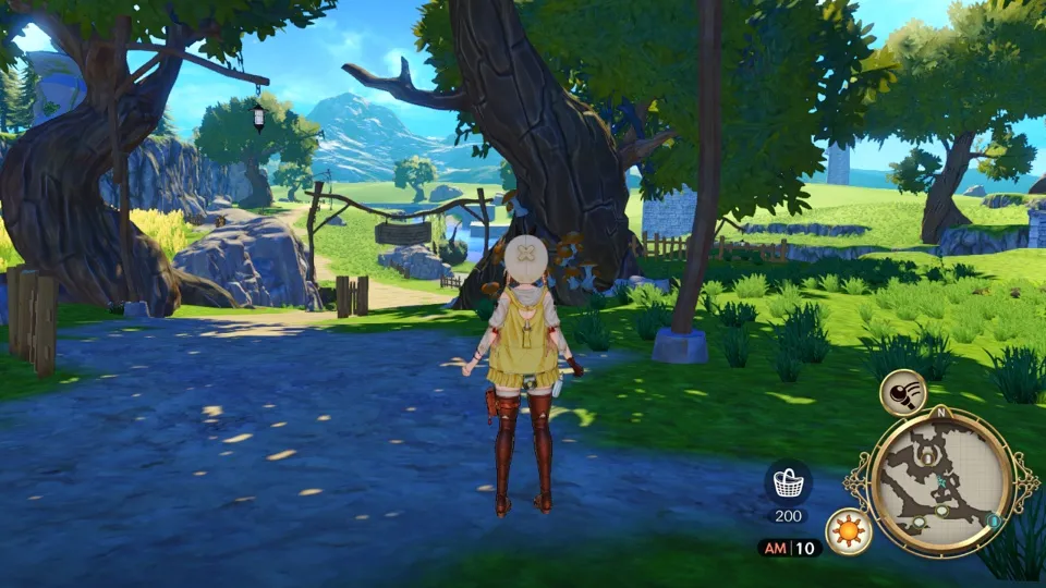 Atelier Ryza: Ever Darkness & the Secret Hideout DX running through nxnative