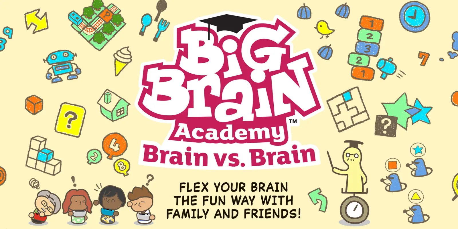 Big Brain Academy: Brain vs. Brain cover art
