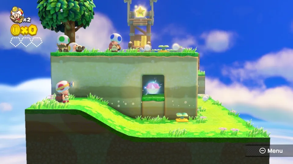 Captain Toad: Treasure Tracker running through nxnative