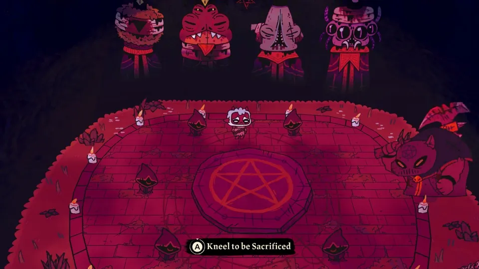 Cult of the Lamb running through nxnative