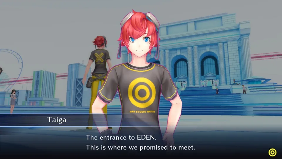 Digimon Story Cyber Sleuth: Complete Edition running through nxnative