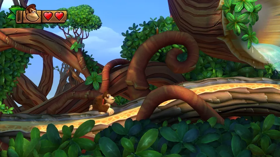 Donkey Kong Country: Tropical Freeze running through nxnative