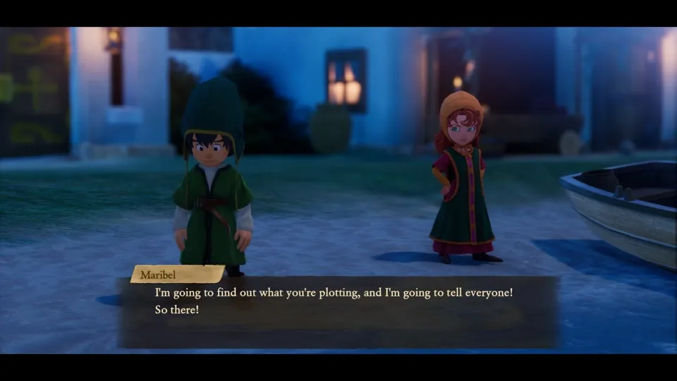 DRAGON QUEST VII Reimagined running through nxnative