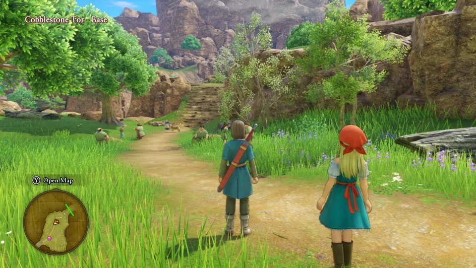 DRAGON QUEST XI S: Echoes of an Elusive Age – Definitive Edition running through nxnative