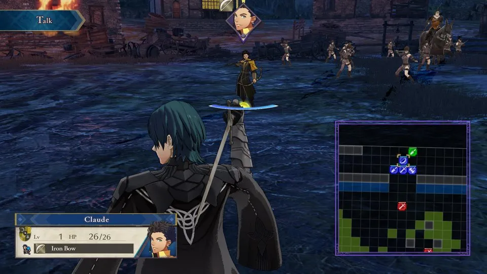 Fire Emblem: Three Houses running through nxnative