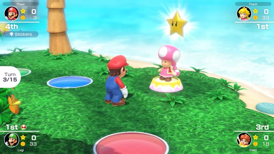 Mario Party Superstars running through nxnative