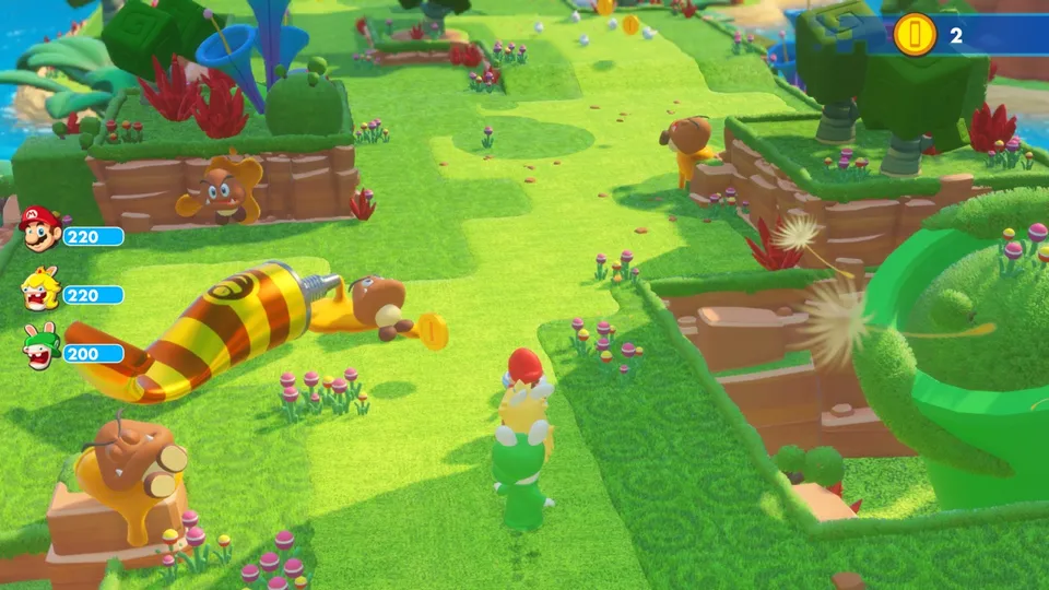 Mario + Rabbids Kingdom Battle running through nxnative