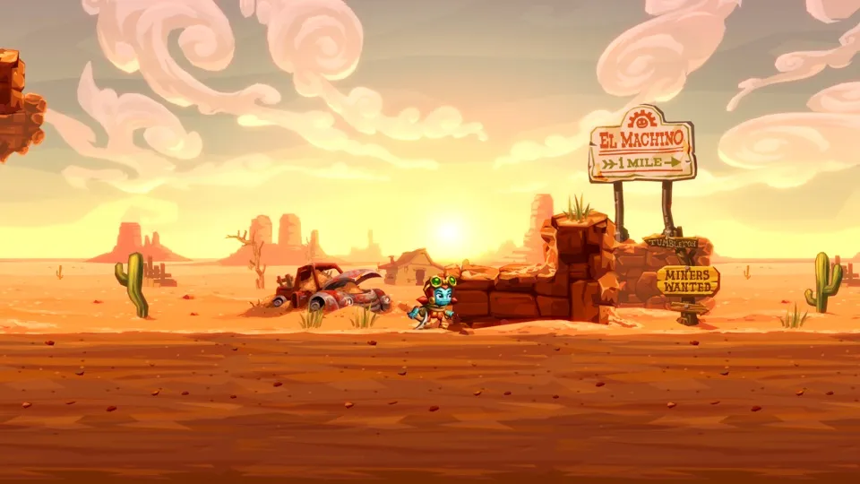 SteamWorld Dig 2 running through nxnative