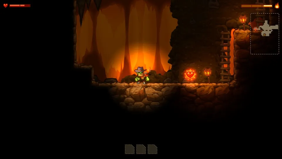 SteamWorld Dig running through nxnative