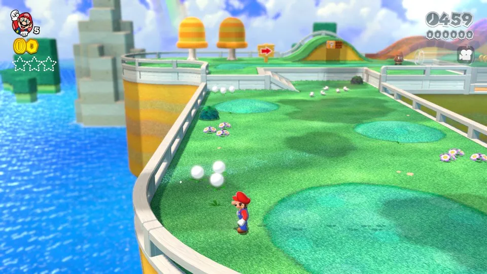 Super Mario 3D World + Bowser's Fury running through nxnative