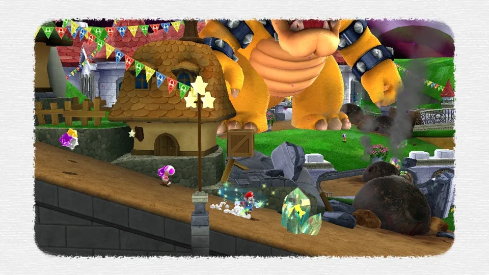Super Mario Galaxy 2 running through nxnative