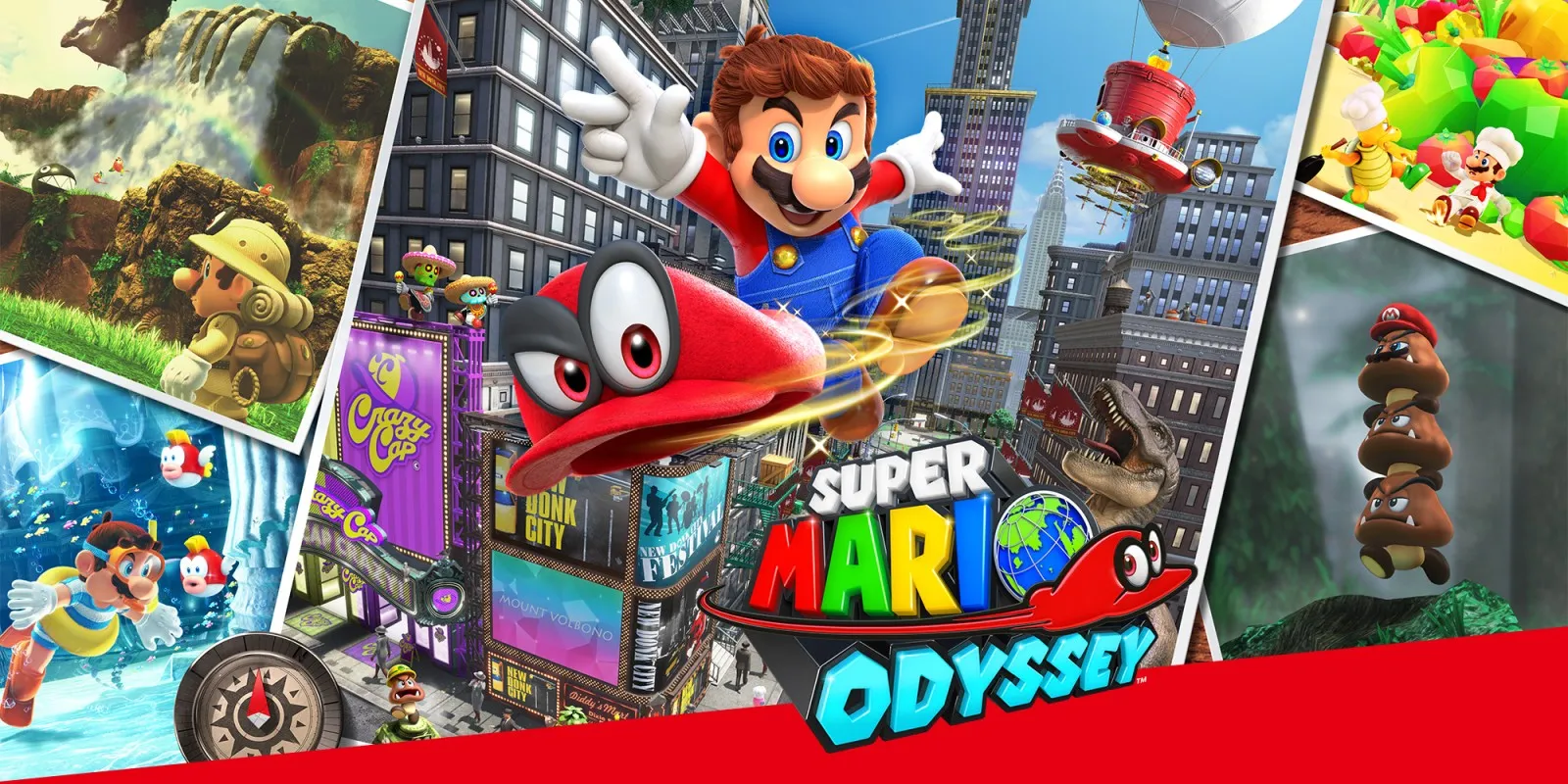 Super Mario Odyssey cover art