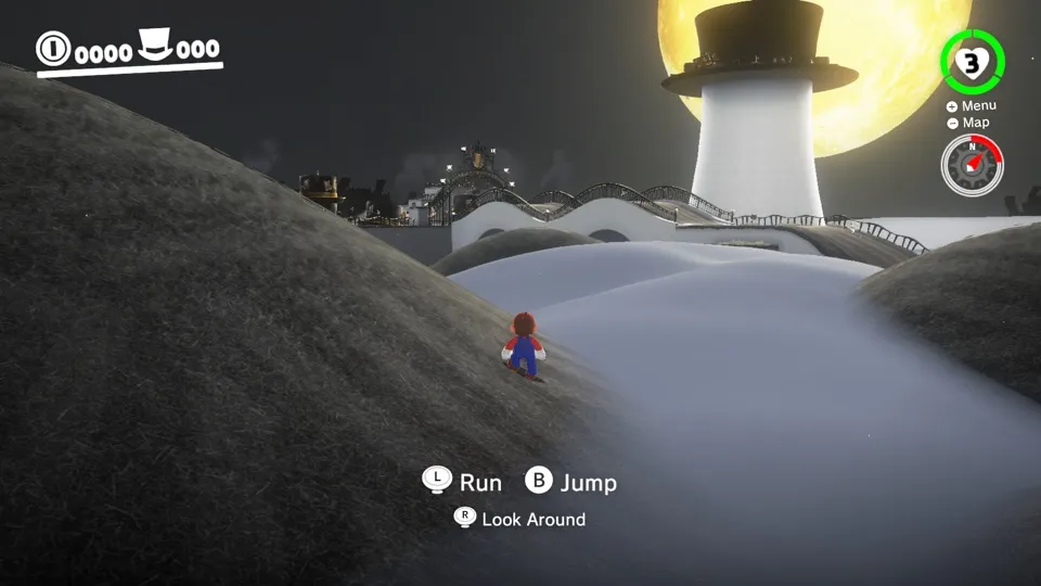 Super Mario Odyssey running through nxnative