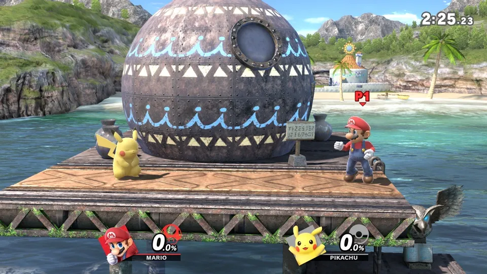 Super Smash Bros. Ultimate running through nxnative