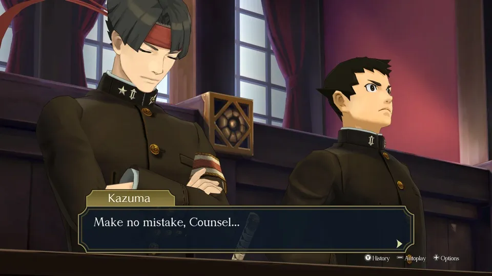 The Great Ace Attorney Chronicles running through nxnative