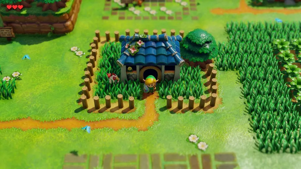The Legend of Zelda: Link's Awakening running through nxnative