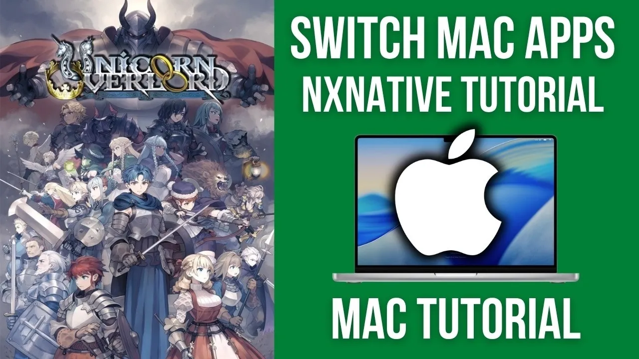 Unicorn Overlord running through nxnative - YouTube thumbnail