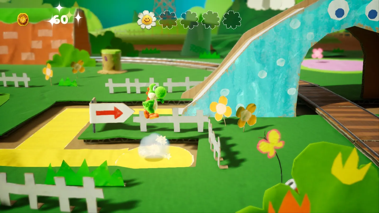 Yoshi's Crafted World running through nxnative